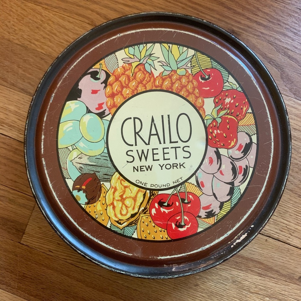Vintage Crailo Candy Sweet Tin